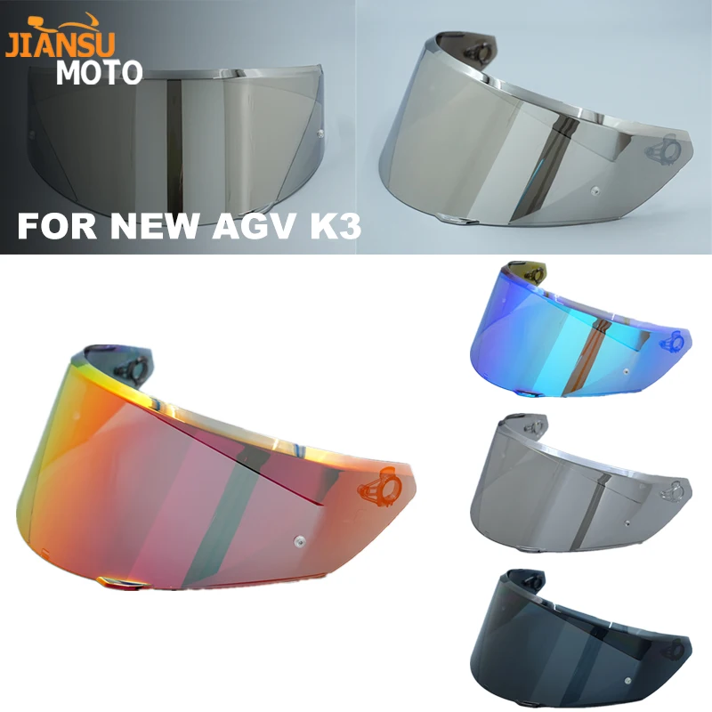 

Helmet Visor for NEW AGV K3 DOT(E2206) Motorcycle Helmet Lens Glass Windshield Shield Viewfinder Goggles Screen Mica Accessories