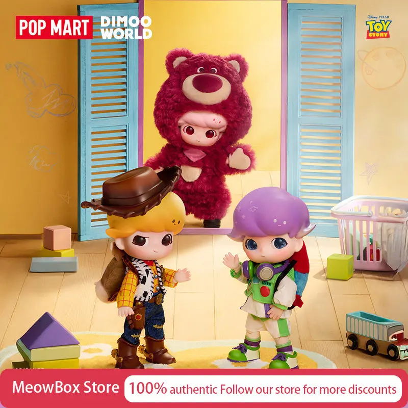 Figura Articulada a Escala 1/8 de la Serie Toy Story de Pop Mart, Caja Ciega, Idea de Regalo, Juguetes Coleccionables, Cajas Misteriosas, Anime