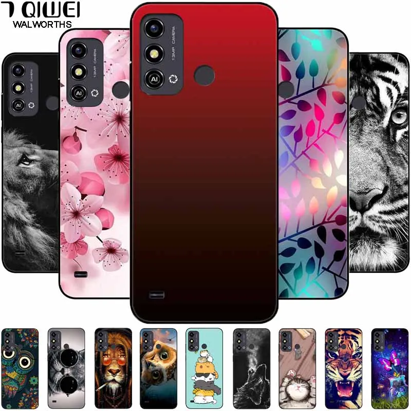 For ZTE Blade A53 Pro / A53Plus Case Fashion Silicone Luxury Animal Soft TPU Bumper for ZTE Blade A53 Plus A53Pro Phone Cover