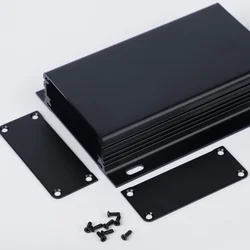 25x84x85/100/110mm Black/Blue New Aluminum Case Enclosure Wall Junction Box Small Extruded Diy Aluminum Pcb Project Box