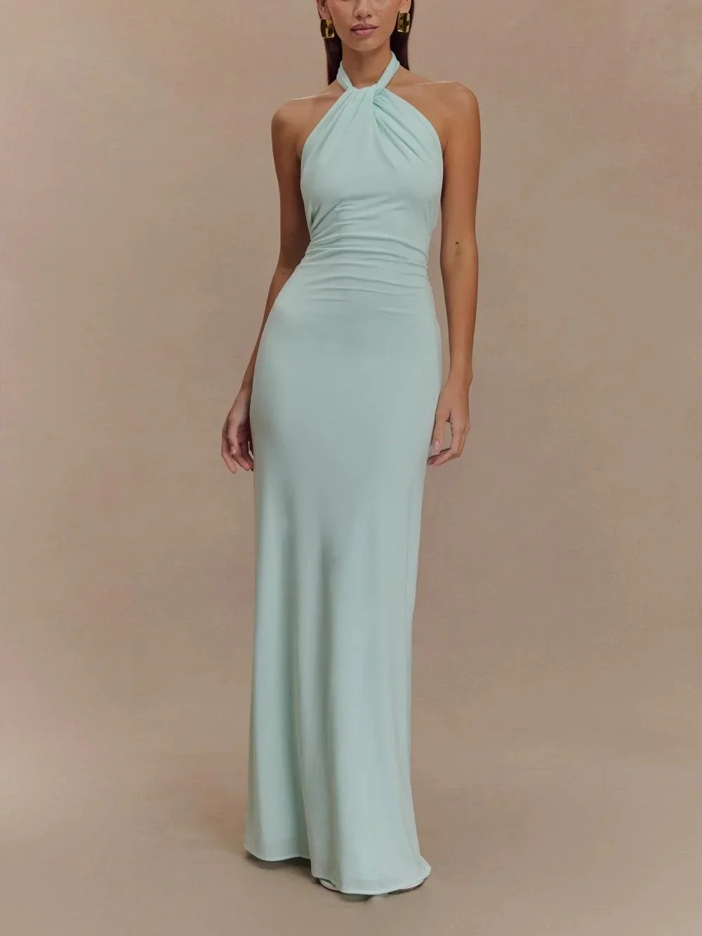 High Quality Customized Halter Luxury Evening Dresses 2026 Dubai Abendkleid Kosovo فساتين افراح وسهرة Robes De Soirée Mariage