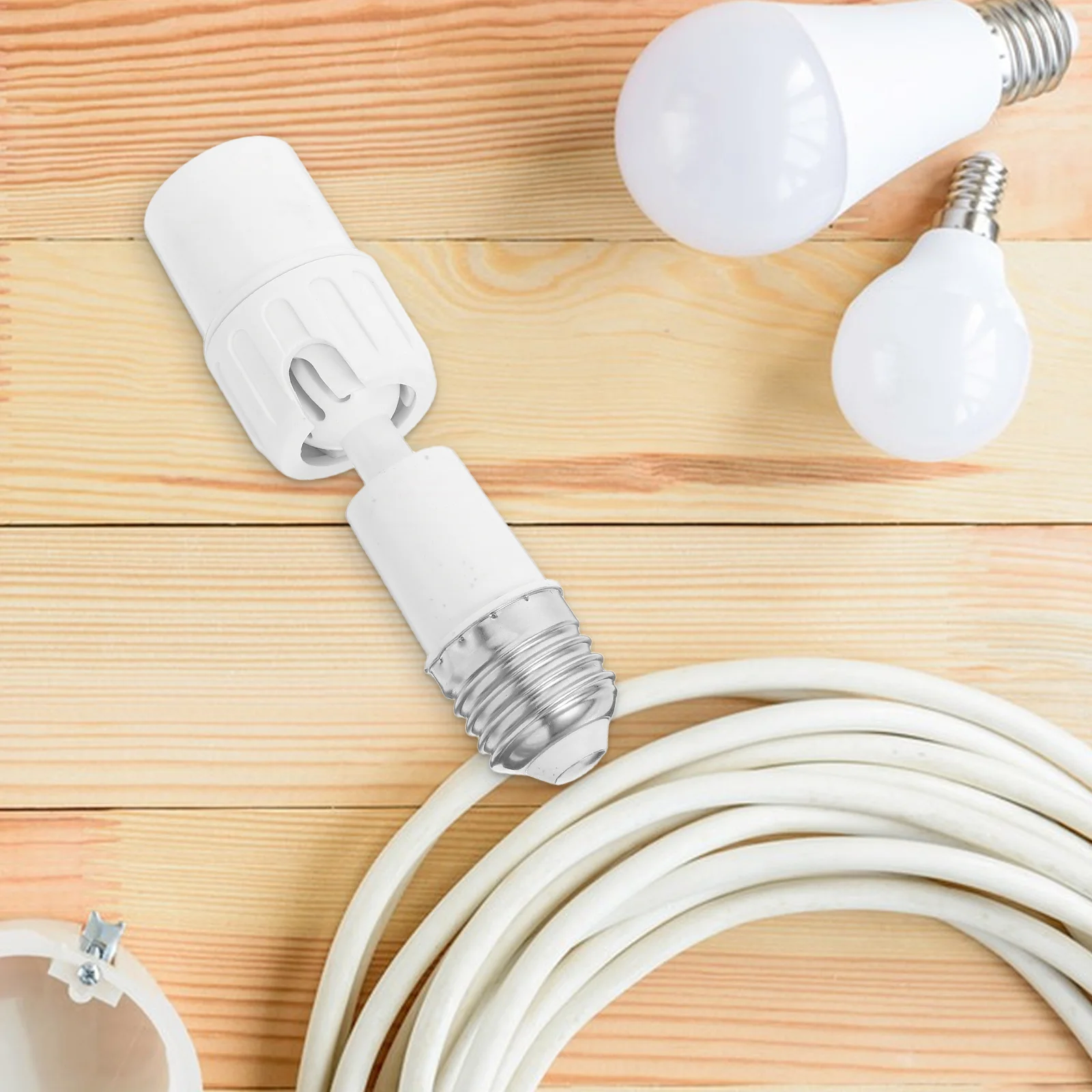 

Lamp Holder Extender Adapter E27 Adjustable Angle 360 Bulb Converter Flexible Plug Right Angle Socket Outlet