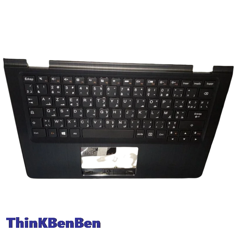 French Arabic Keyboard Black Upper Case Palmrest Shell Cover For Lenovo Yoga 300 11IBR 11IBY Flex 3 1120 1130 5CB0J08352