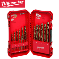 Milwaukee 48-89-2530 19PCS Cobalt Metric Drill Bit Set PACKOUT 1-10MM Hard Metal Power Tool Accessories Twists Drill