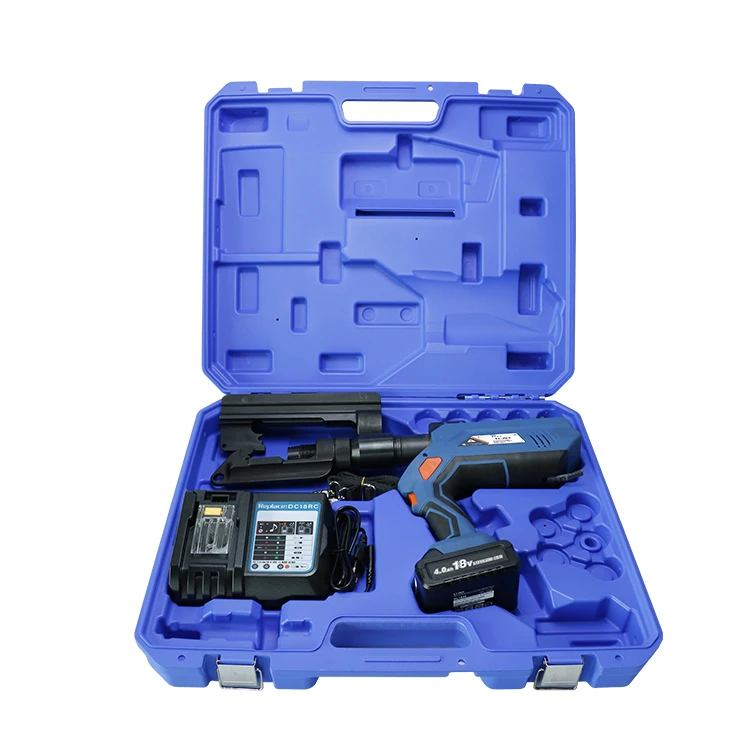 เครื่องมือไฮดรอลิกที่ใช้แบตเตอรี่ EC-JKY ประสิทธิภาพสูง 60KN สําหรับขั้วต่อแอมแป็ค