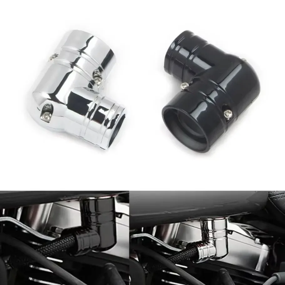 1pc Motorcycle Accessories Fuel Line Fitting Cover Fit For Harley Dyna Sportster XL Touring Street Road Gide