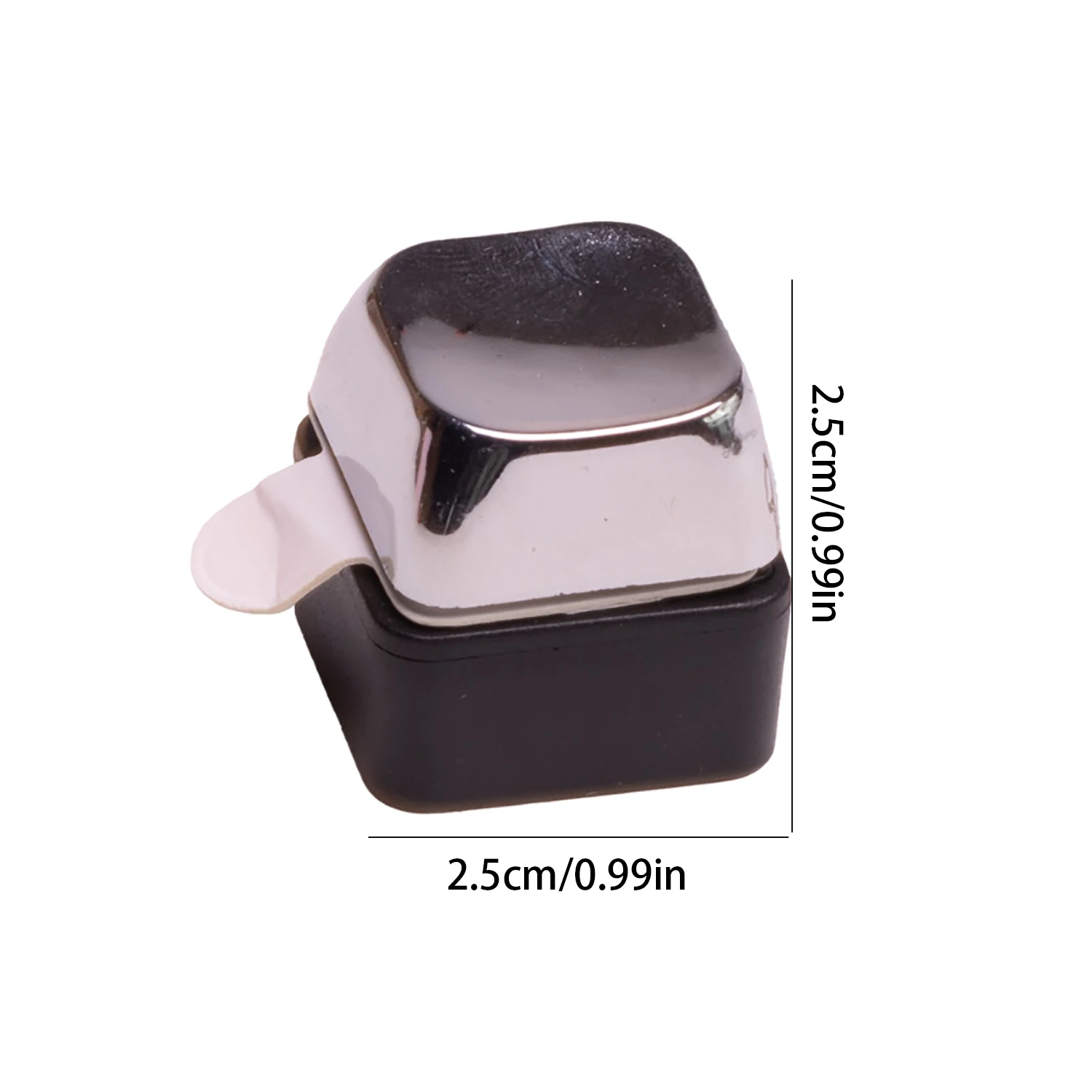 لعبة مزحة الزر الكهربائي محاكاة ساخرة للصدمات الكهربائية قطعة أثرية مع سلسلة مفاتيح زر كهربائي قلادة مزحة هدية صغيرة