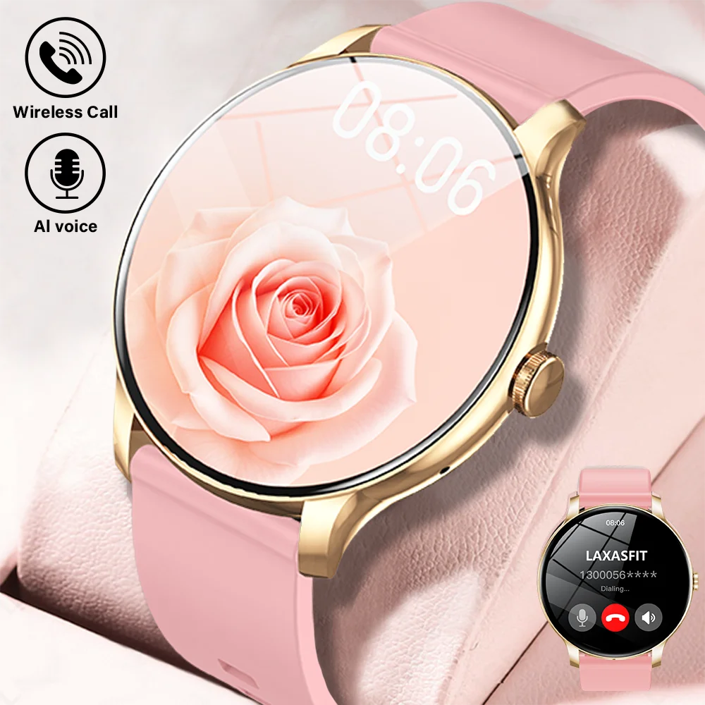 novo-smartwatch-2026-para-mulheres-com-chamada-bluetooth-voz-ai-multiplos-modos-esportivos-tela-hd-monitor-de-sono-e-frequencia-cardiaca-rastreador-de-fitness