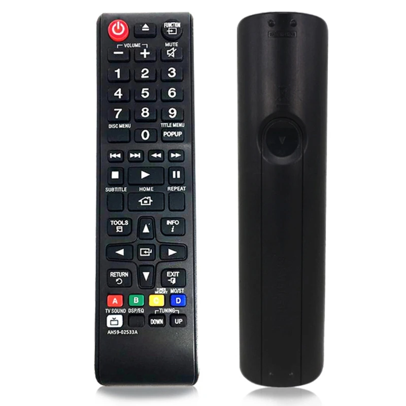 E9LB รีโมทคอนโทรลสีดำแบบสวมใส่ได้ AH59-02533A สำหรับ TH5500WZA HTFM45 HTH4500