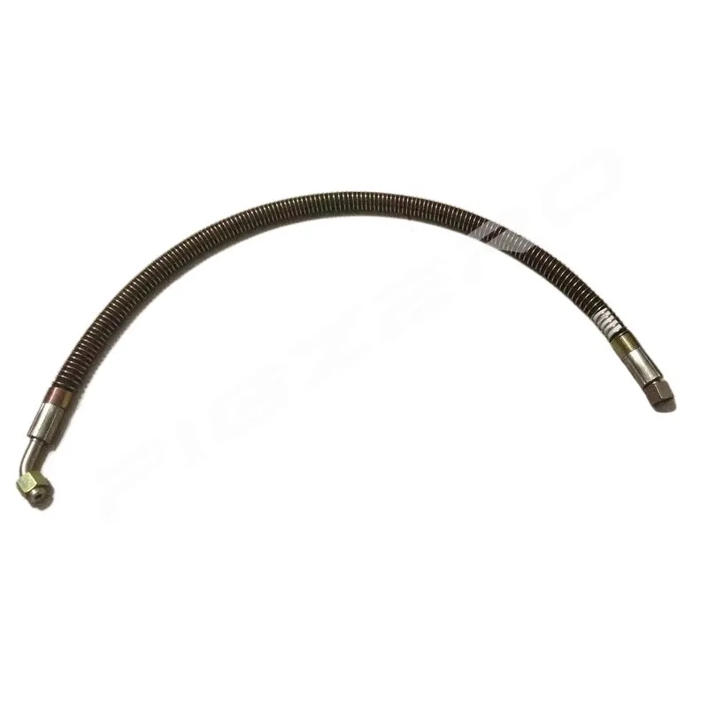 for Haitian Injection Molding Machine Parts Single-End 45-Degree 250-Ton Ejector High-Pressure Hose Steel-Wrapped A1-12*2T-1400