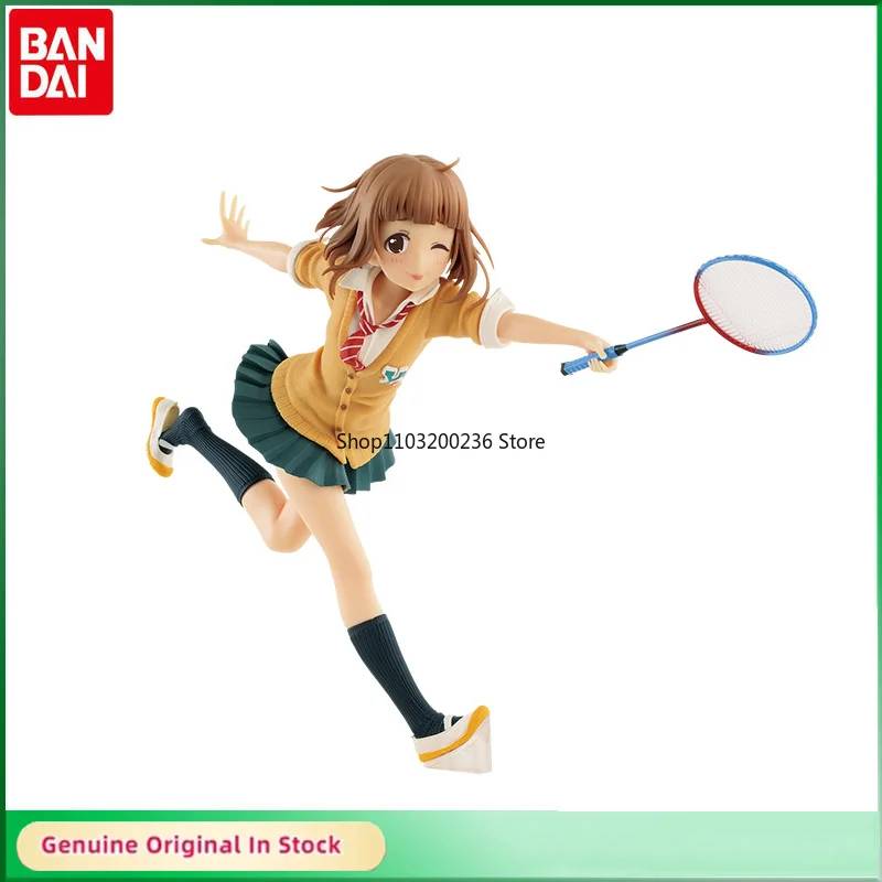 

Original EXQ Anime Figure Kitami Yuzu Badminton THE IDOLM@STER CINDERELLA GIRLS Action Model Collectibles Desktop Ornaments