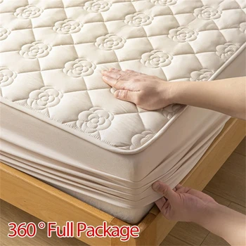 מזרן עמיד למים לכסות multi גודל מכונת כיסוי לצביעה מרופחים הביתה מיטה זוגית נגד כתם מזרן כיסוי מזרן