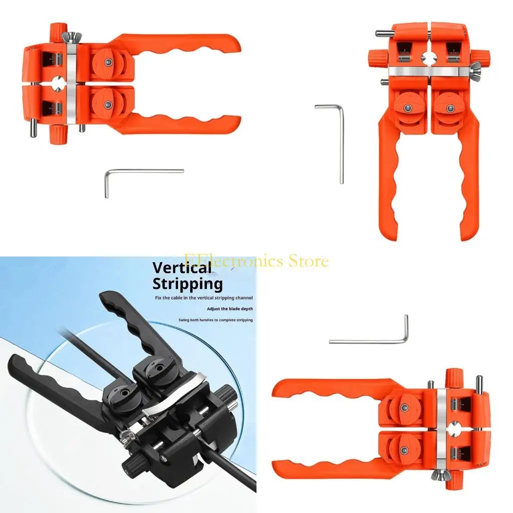 

B03C Профессиональный инструмент для зачистки оптического волокна 8-30 мм, продольный нож для резки кабеля, резак для открытия