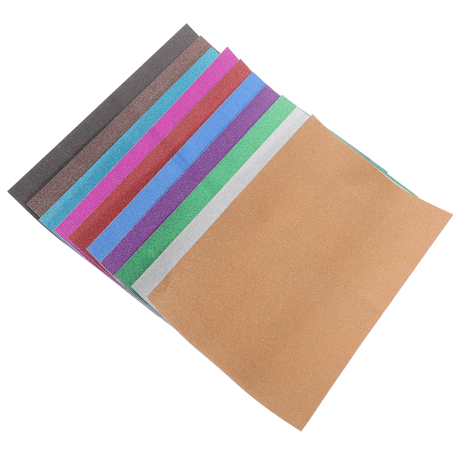

20 Sheets Gold Powder Glitter Craft Paper Sparkle Cardstock Self Adhesive Sticky Colored Handicraft Paper for DIY Crafts