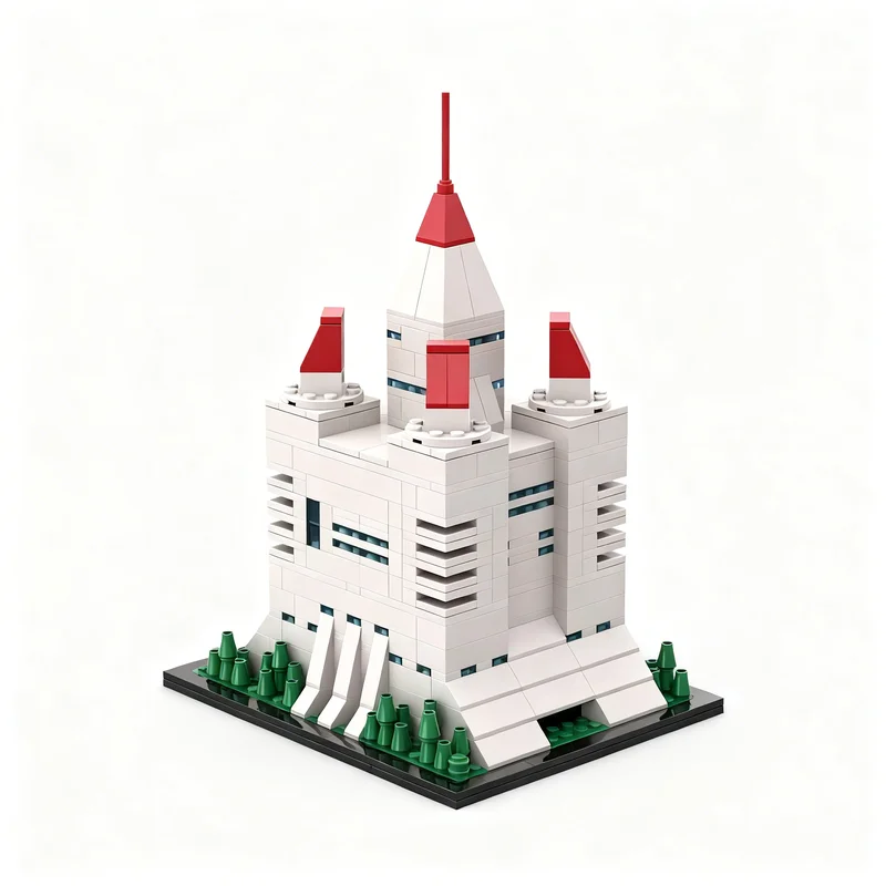 635pcs MOC Voltron Golion Lions Architecture Modular Model Building Blocks Home Decor Desk Display Shelf Accent Gift For Adults