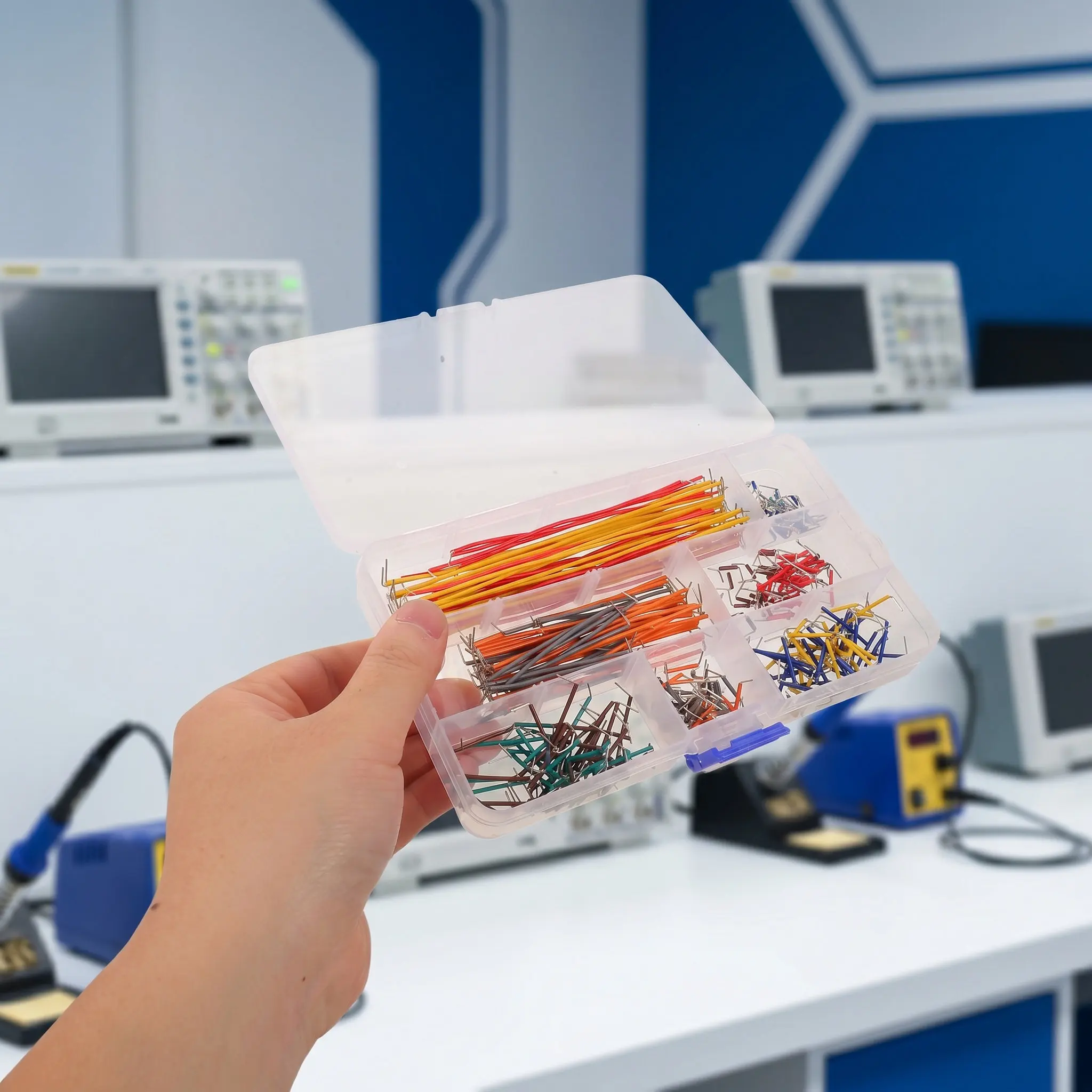 350Pcs Breadboard Jumper Wires Multicolor Male to Male Wire Set Electronic Jumper Cables Breadboard Wiring Kit Circuit
