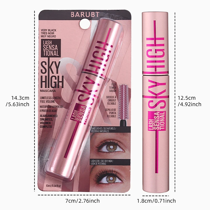 Mascara imperméable pour allonger les cils, maquillage longue durée, cils soyeux, extension noire pour les yeux, résistant aux taches, cosmétique coréen