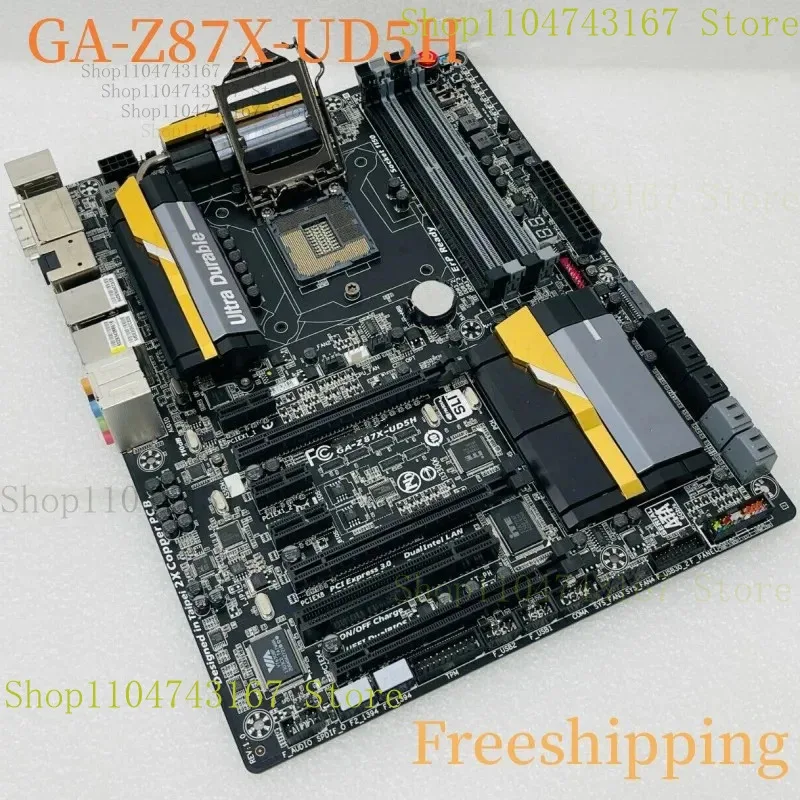 

Для GIGABYTE GA-Z87X-UD5H материнская плата 32 ГБ Z87 LGA1150 DDR3 материнская плата 100% протестирована, полностью работает