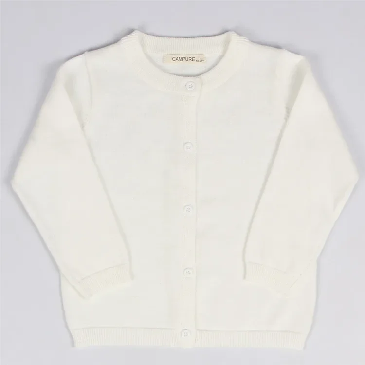 Cardigan en tricot pour filles et garçons, pull en coton pour enfants, vêtements de printemps, haut 