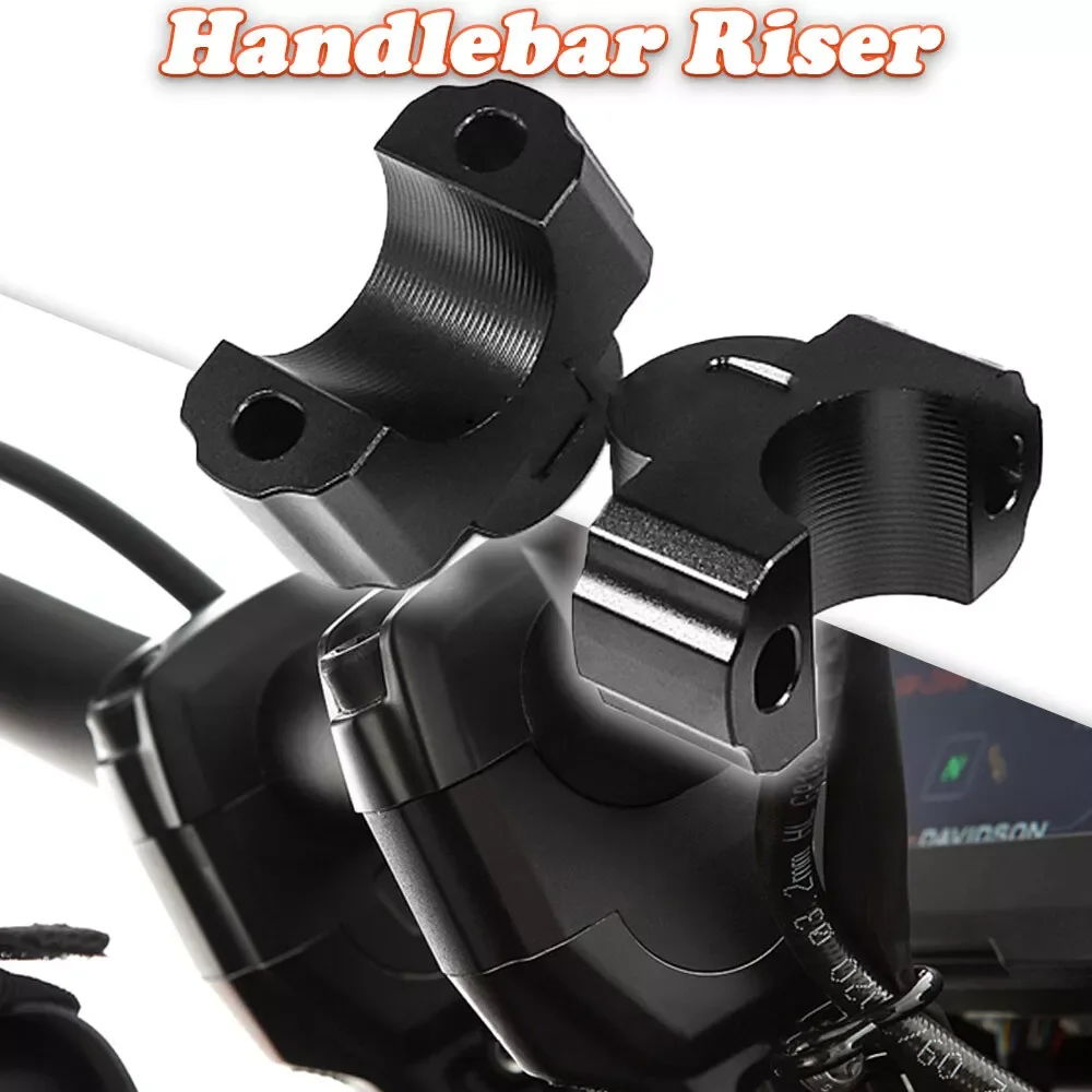 

Motorcycle Accessories Handlebar Riser Motorcycle Clamp Black Fit For Harley Pan 1250 2021-2022