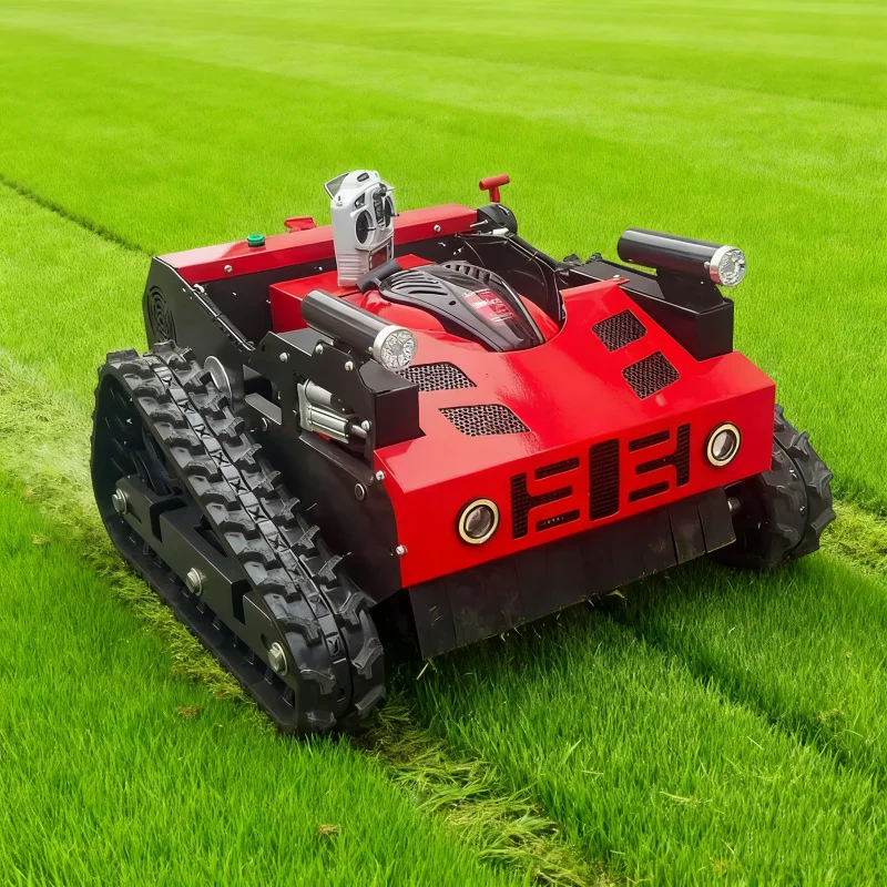 Cortador de grama robô personalizado, autopropelido, controle remoto, cortador de grama, satélite, gps, sem fio, alta