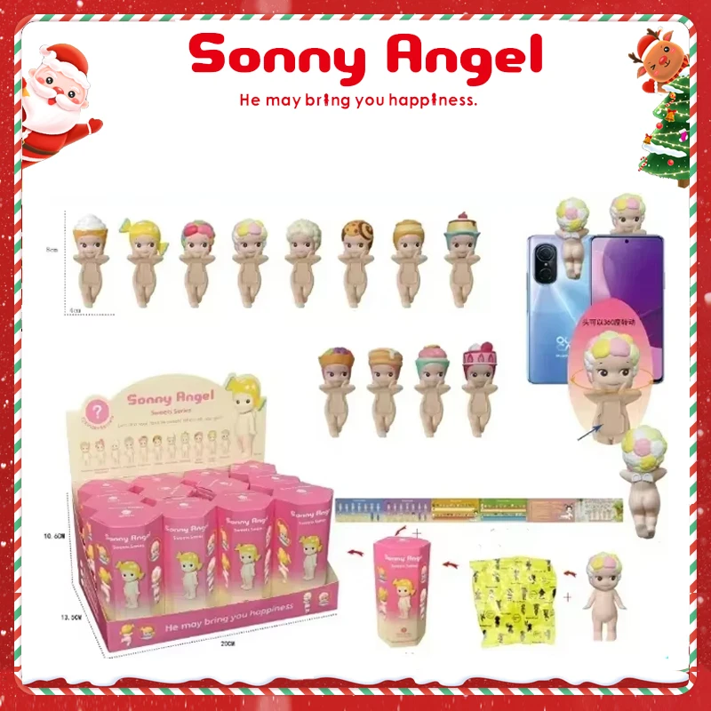 Sonny Angel Blind Box Figure Action Character Toy Angel Cute Mystery Surprise Anime Model Doll Fan Kids Birthday Christmas Gift