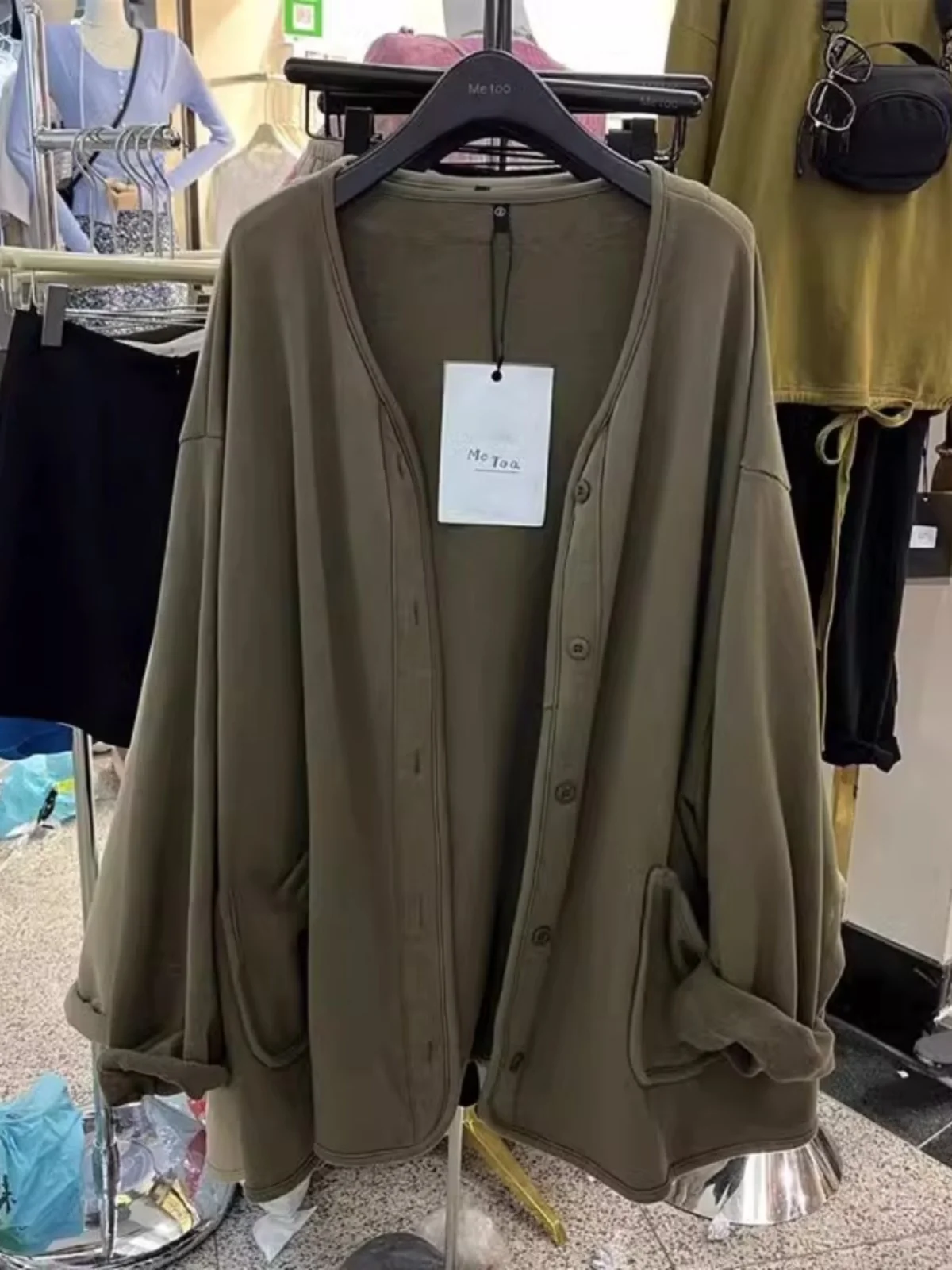 

Мужская повседневная куртка свободного кроя на осень-зиму, больших размеров, с одной пуговицей, декоративная, универсальная, свободная верхняя одежда