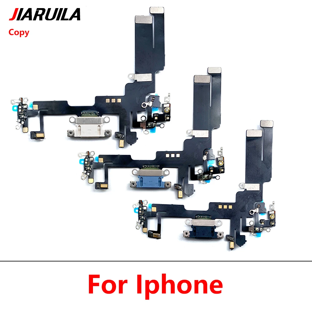 For Iphone 14 Black Blue Purple White USB Charging Port Dock Charger Plug Connector Board Flex Cable