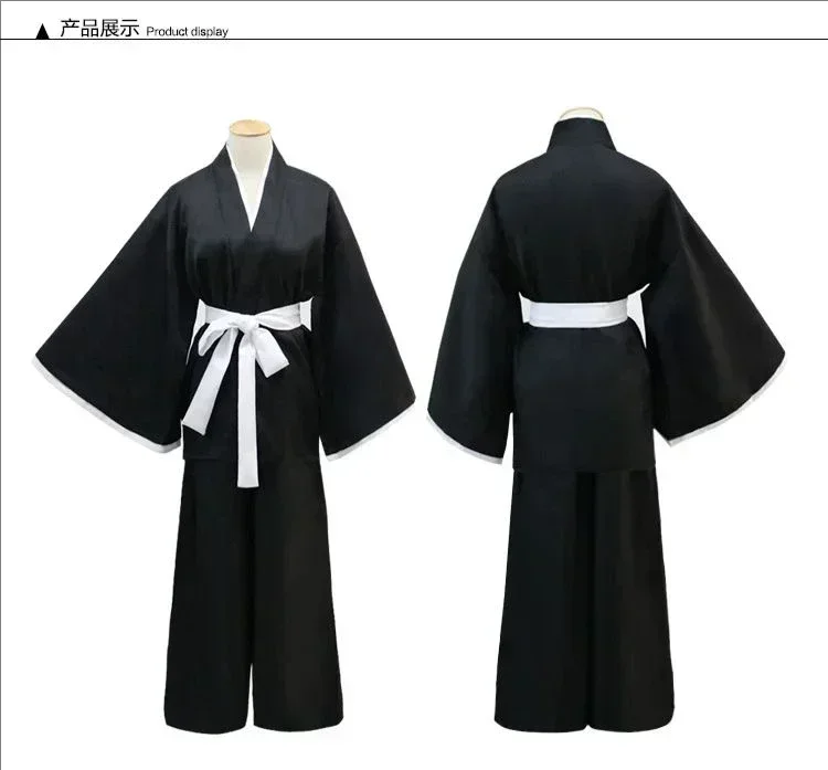 Bleach Kuchiki Rukia Cosplay Kostuums Kurosaki   Die Pa Soul Society Shinigami Kimono Volledige Outfit Duizendjarige Bloedoorlog - view 4