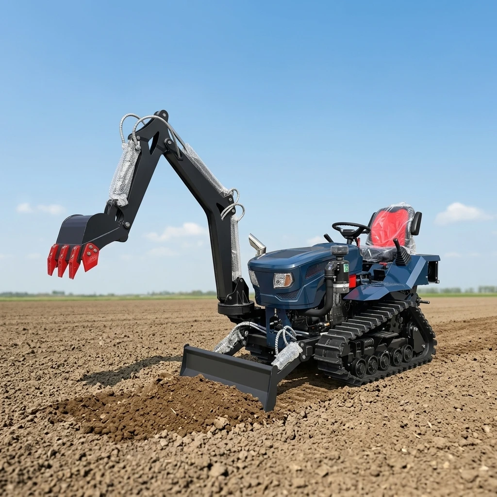 

Customize 35HP Diesel Engine Tracked Tractor Multifunctional Agricultural Crawler Tractor For Farm Work