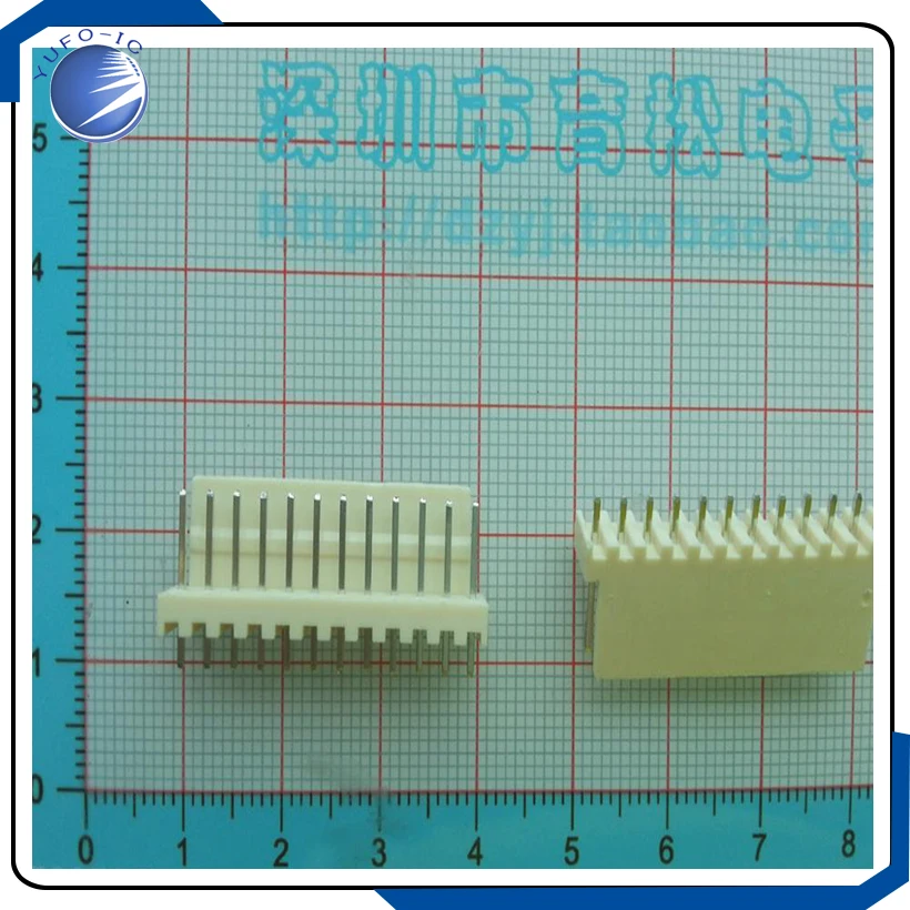 10PCS/LOT 12PIN KF2510 Straight pin socket plug type connector KF2510-12P spacing of 2.54MM terminal