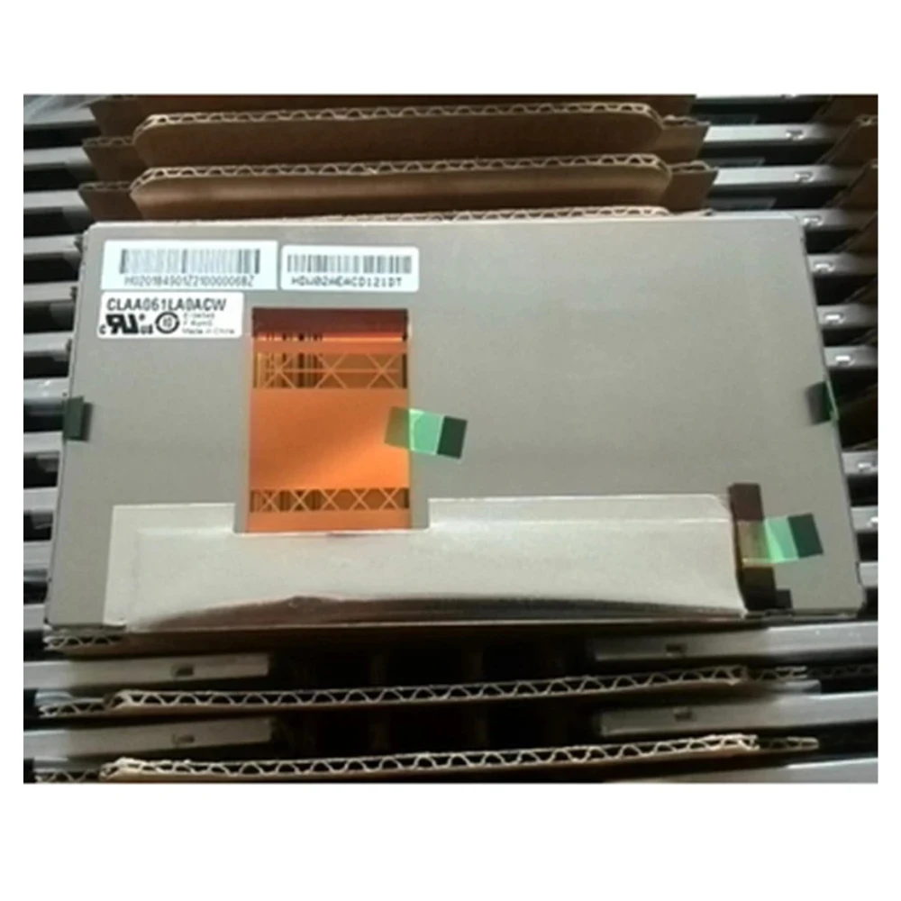 Original 6.1 polegada claa061la0acw para cpt painel de exibição tela lcd original com tela toque 800x480 perfeito trabalho totalmente testado