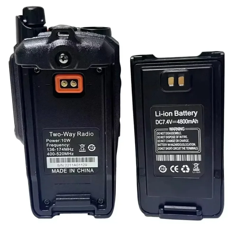 4800 мАч UV 9R аккумулятор оригинальный аккумулятор 7,4 В для baofeng UV9R Plus UV-9R UV9R-ERA Walkie Talkie литий-ионный аккумулятор