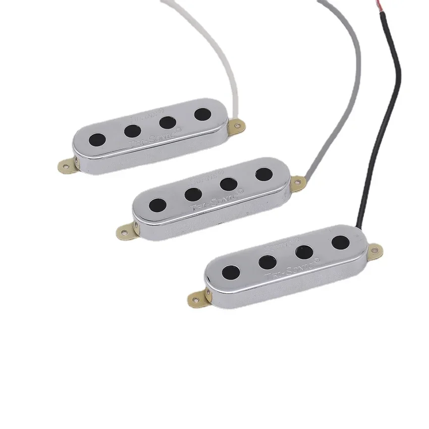 1 Set 4 Strings Original Genuine Tri  Single  Alnico Pickups for Electric Bass Guitar