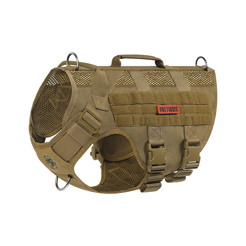 

OneTigris Aire Mesh No-Pull Dog Harness Tactical Service Dog Vest Military Style Dog Clothes with Handles for Walking Training