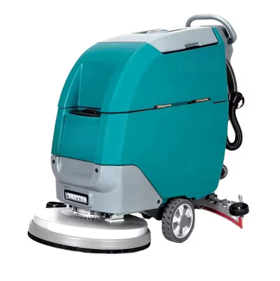 Industrial Best Quality Walk Behind Cleaning Machine Hand Push Floor Cleaning Professional Floor Scrubber