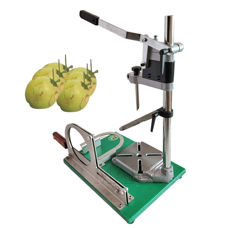 Coconut Cutter Manual Opening Coconuts Machine Save Effort Stainless Steel Capping Cover Drilling Machine