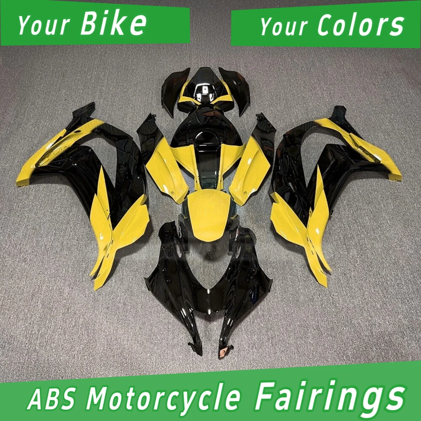 Aftermarket Custom Fairing for KAWASAKI ZX-10R Motorbike 2016-2020- ABS Plastic Prime Quality with Multiple Design Options