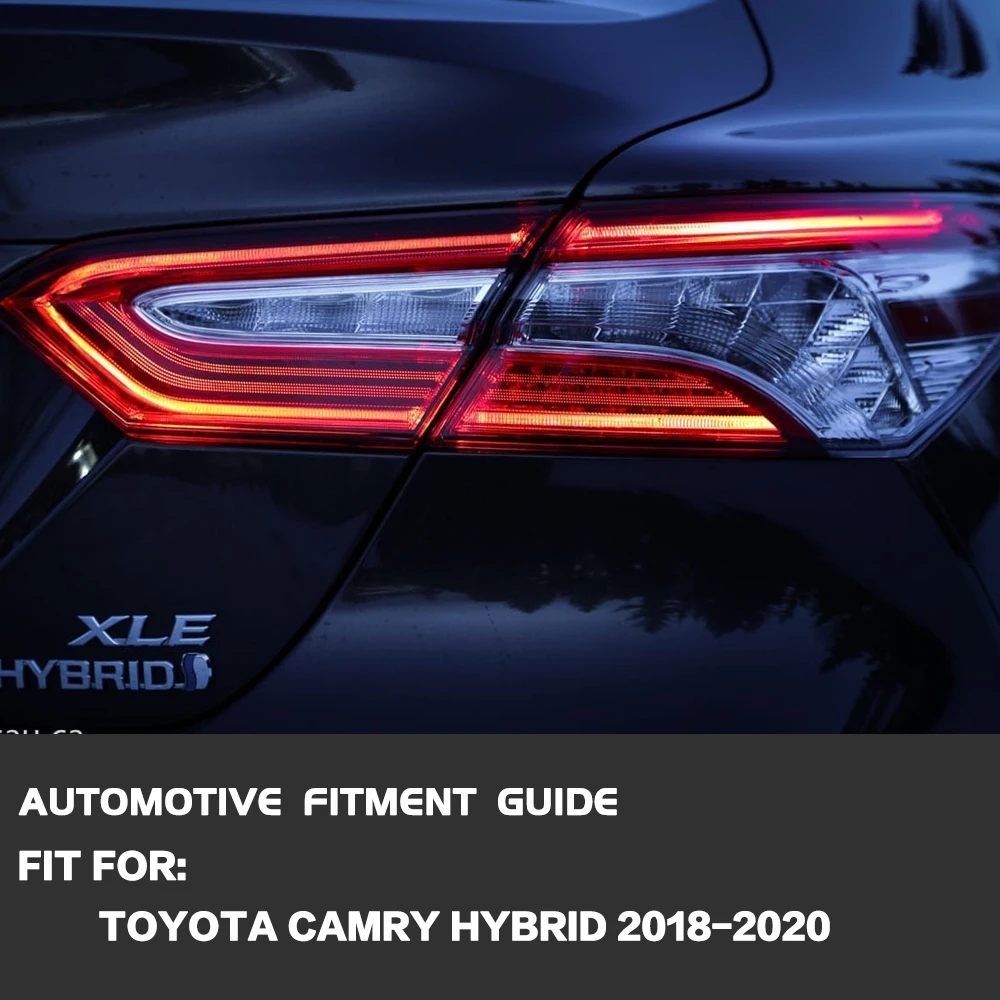 Left/Right Side Tail Lamp For Toyota Camry Hybrid 2018 2019 2020 Rear Tail Light  Brake Lamp with