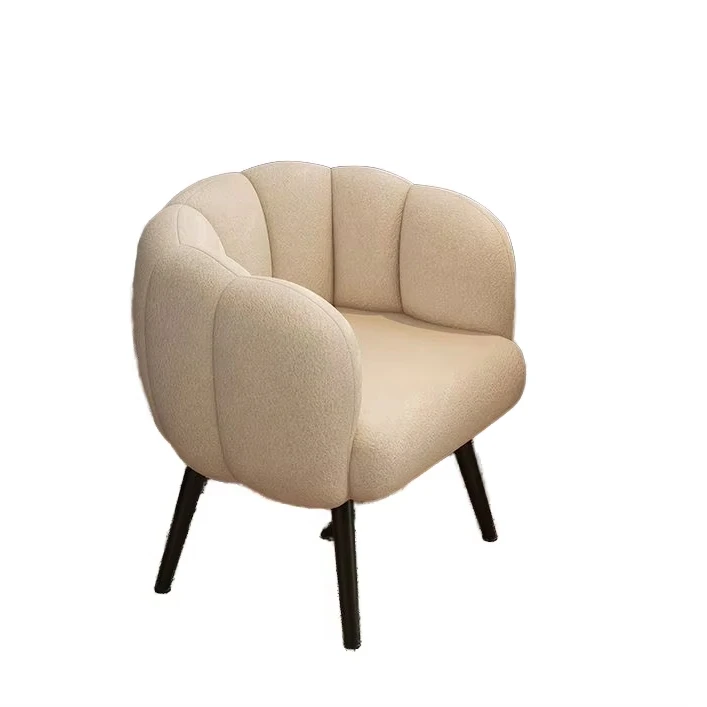 High-quality home living room casual tufted single sofa chair, soft functional solid wood frame, various colors