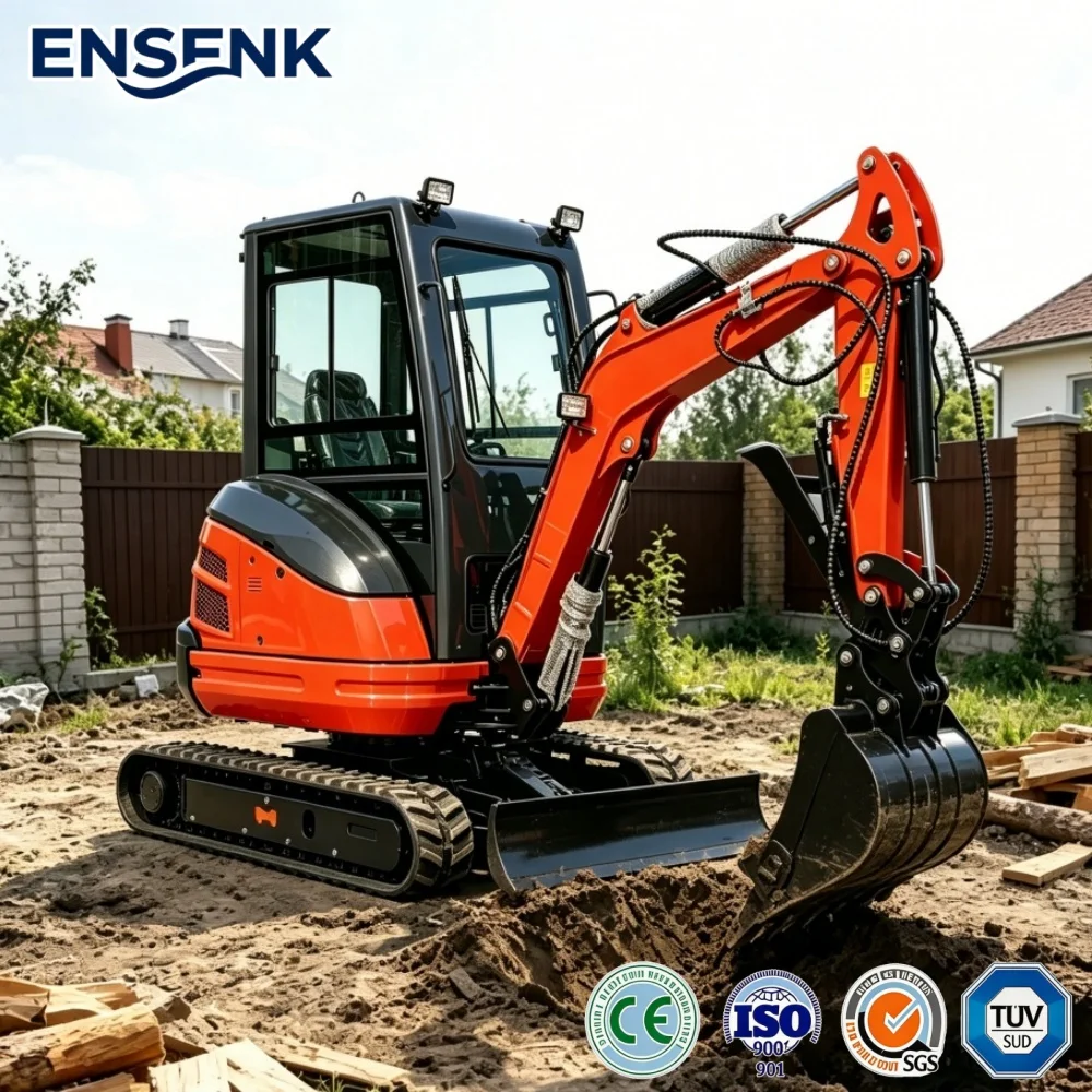 

0.8Ton Mini Excavator Construction 1.2Ton 1.5Ton 1.7Ton Yanmar engine Crawler Adjustable Energy Saving Digger Multiple Scenario