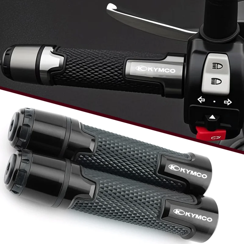 Motorcycle Handlebar Handle Hands Grip End Plug Cap For KYMCO DownTown 350 300i Xciting 250 CK250T 300 K-XCT 300 AK550 7/8" 22MM