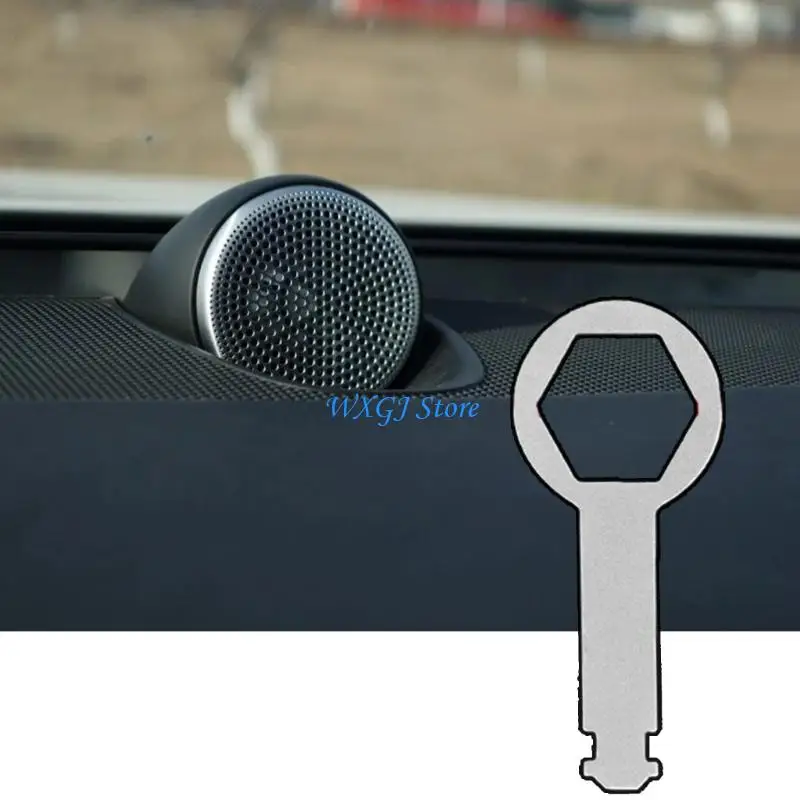 37JE Set Of 4 Strong Metal Auto Entertainment System Disassembly Keys Player Removal Keys for In Console Receiver Replacement