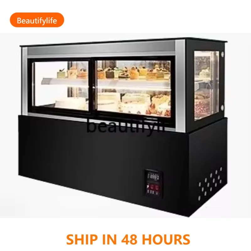 

Dessert Mousse Air-Cooled Display Counter Western Pastry Refrigerated Freezer Cake Fruit Preservation Refrigerator H