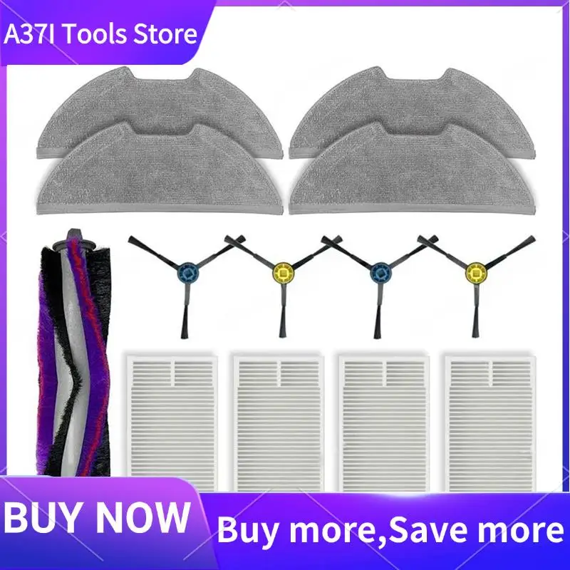 

For Midea M9 / Eureka Nere10s E10S / Obode A8 Replacement Parts Accessories Main Side Brush Filter Mop Cloth-[A37I]
