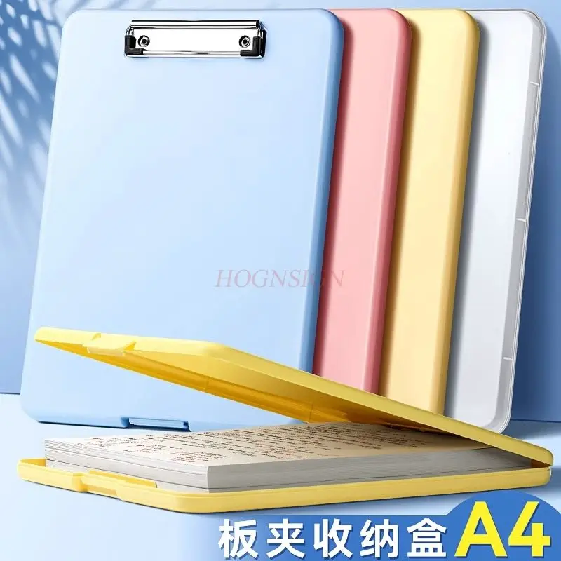 

1pcs Board clip storage box, folder, writing pad, primary school student specific board clip storage and organization