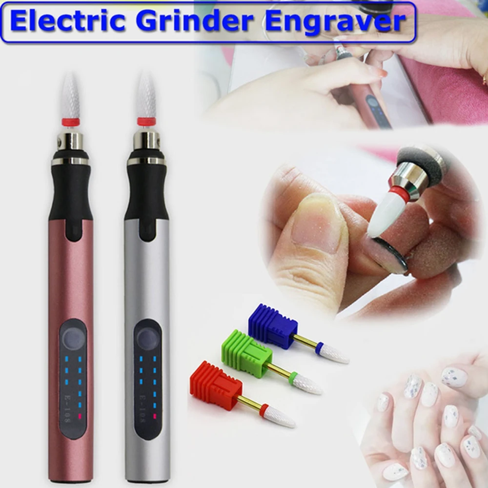 Imagem -02 - Usb Gravação Pen para Scrapbooking Moedor Elétrico Faça Você Mesmo Gravar Máquina de Escultura Ferramentas Graver com ou sem Ferramentas