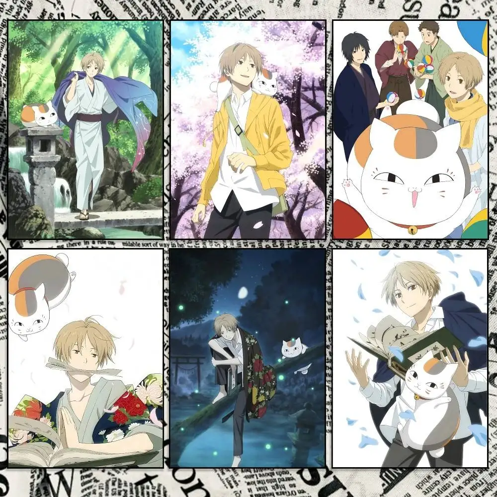 Anime N-Natsume-s Book of Friends Poster Wall Art Print Decorative Mural Home Decor Gift Unframed Customizable