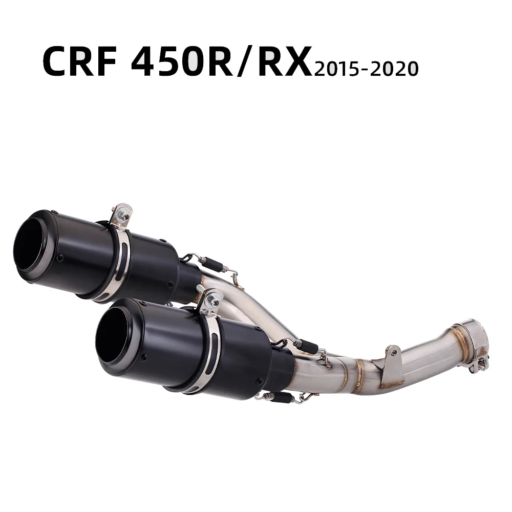 For CRF450R crf450RX 2015-2020 Motorcycle exhaust pipe modification  exhaust pipe tail set off-road exhaust pipe 