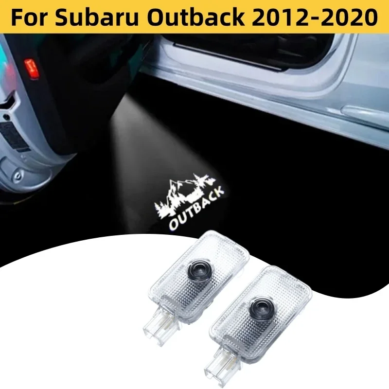 

Welcome Lamp Car Door Light Ghost Projector Badge Lamp Cars Accessories For Subaru Outback 2012-2015 2016 2017 2018 2019 2020